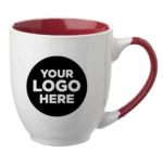 16 oz. Miami Two-Tone Personalized Bistro Mugs
