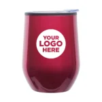 12 oz. Shelby Stemless Wine Glasses with Lid