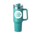 40 oz. Hugo Plastic Interior Stainless Steel Travel Mug