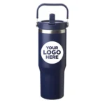30 oz. Bronx Stainless Travel Mug with Carrying Handle