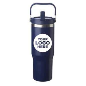 30 oz. Bronx Stainless Travel Mug with Carrying Handle