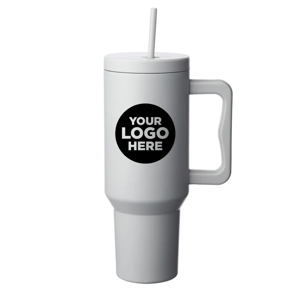 Madison 40 oz Tumbler with Handle and Straw Lid