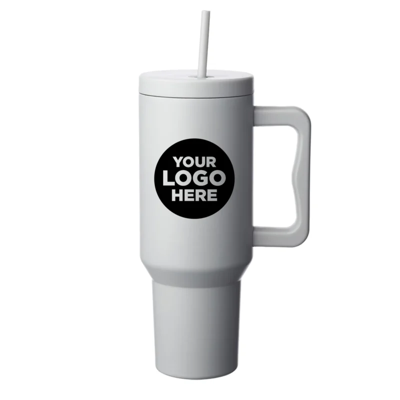 Madison 40 oz Tumbler with Handle and Straw Lid