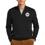 Brooks Brothers ® Washable Merino Birdseye 1/4-Zip Sweater