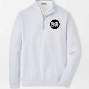 Peter Millar® Perth Sugar Stripe Performance Quarter-Zip