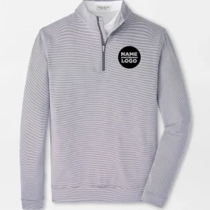 Peter Millar® Perth Sugar Stripe Performance Quarter-Zip