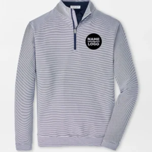 Peter Millar® Perth Sugar Stripe Performance Quarter-Zip