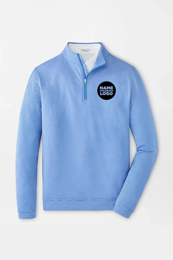 Peter Millar® Perth Sugar Stripe Performance Quarter-Zip
