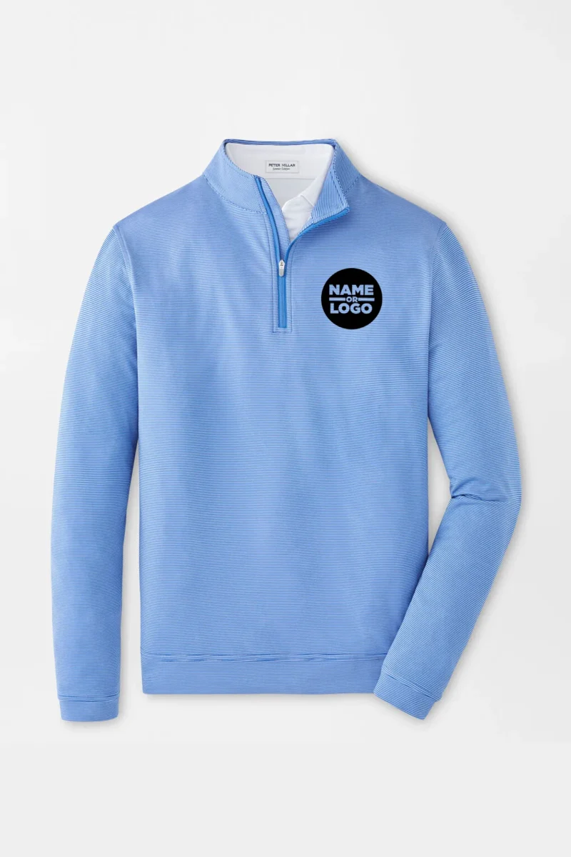 Peter Millar® Perth Sugar Stripe Performance Quarter-Zip