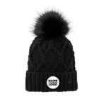 new era ® faux fur pom beanie