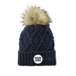 new era ® faux fur pom beanie