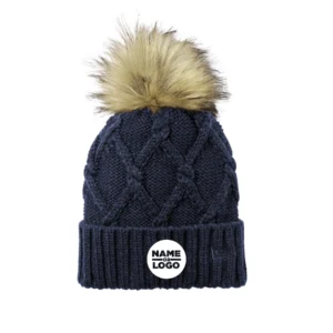 new era ® faux fur pom beanie