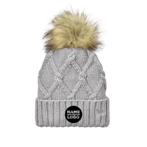new era ® faux fur pom beanie