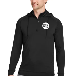 Swannies Golf Unisex Vandyke Quarter-Zip Hooded Sweatshirt
