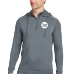 Swannies Golf Unisex Vandyke Quarter-Zip Hooded Sweatshirt