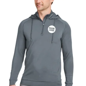Swannies Golf Unisex Vandyke Quarter-Zip Hooded Sweatshirt