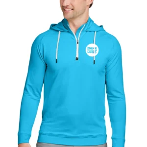 Swannies Golf Unisex Vandyke Quarter-Zip Hooded Sweatshirt