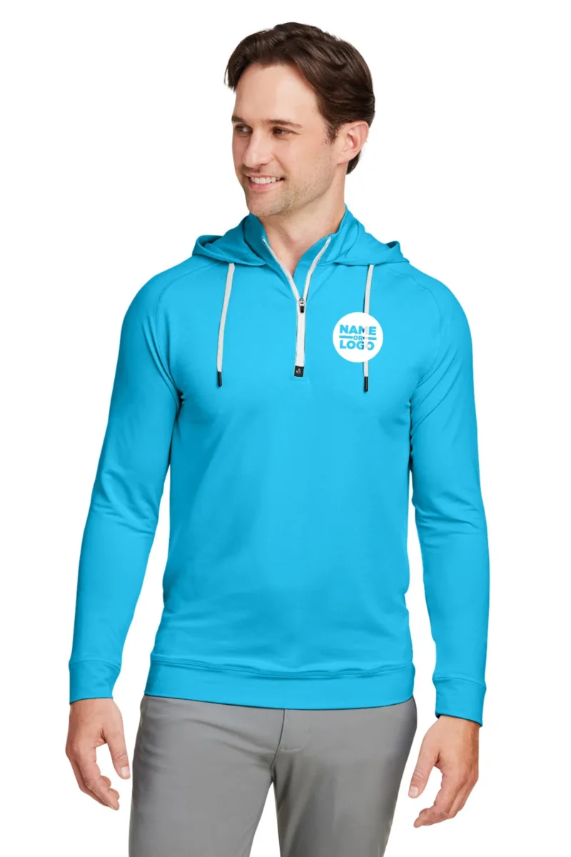Swannies Golf Unisex Vandyke Quarter-Zip Hooded Sweatshirt