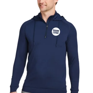 Swannies Golf Unisex Vandyke Quarter-Zip Hooded Sweatshirt