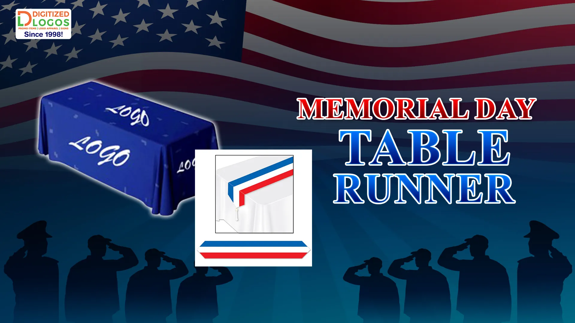 memorial day table runner
