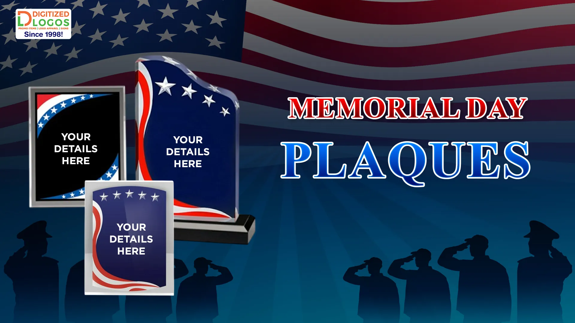 memorial day plaques