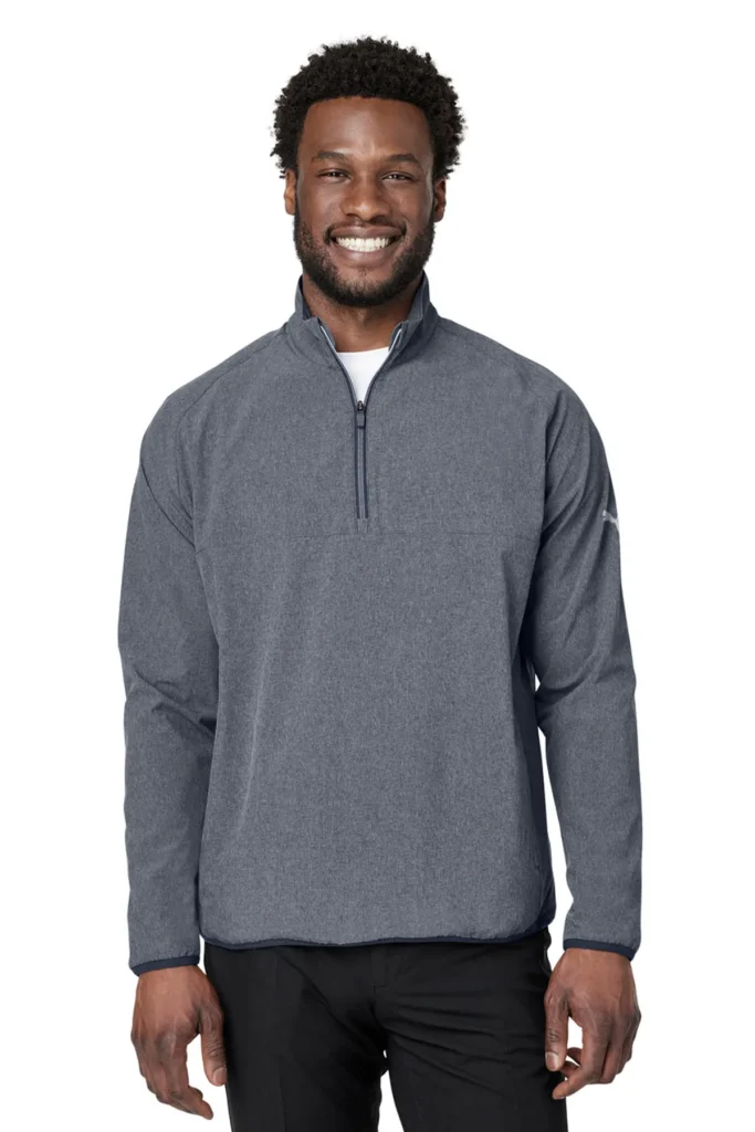 PUMA GOLF Men's Coastal Woven Quarter-Zip
