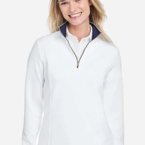 Fairway & Greene Ladies' Wells Quarter-Zip Tech Pullover