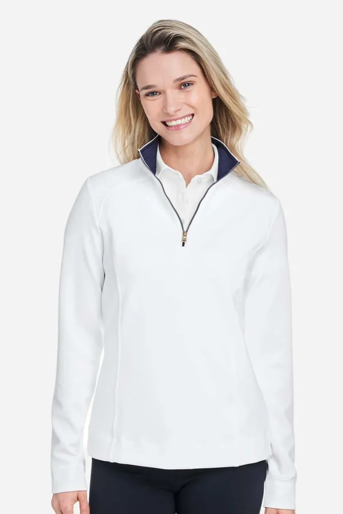 Fairway & Greene Ladies' Wells Quarter-Zip Tech Pullover