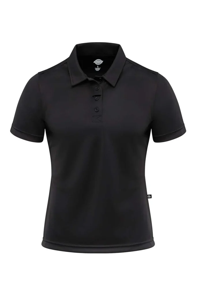 Dickie's Women's Tactical Short Sleeve Polo - Black