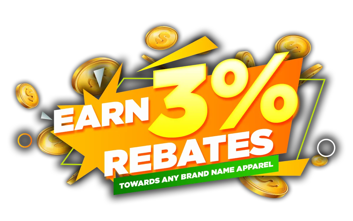 earn 3% rebates