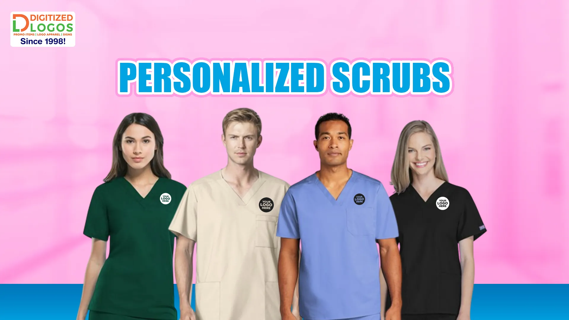 personalized scrubs - perfect hospital week gifts​