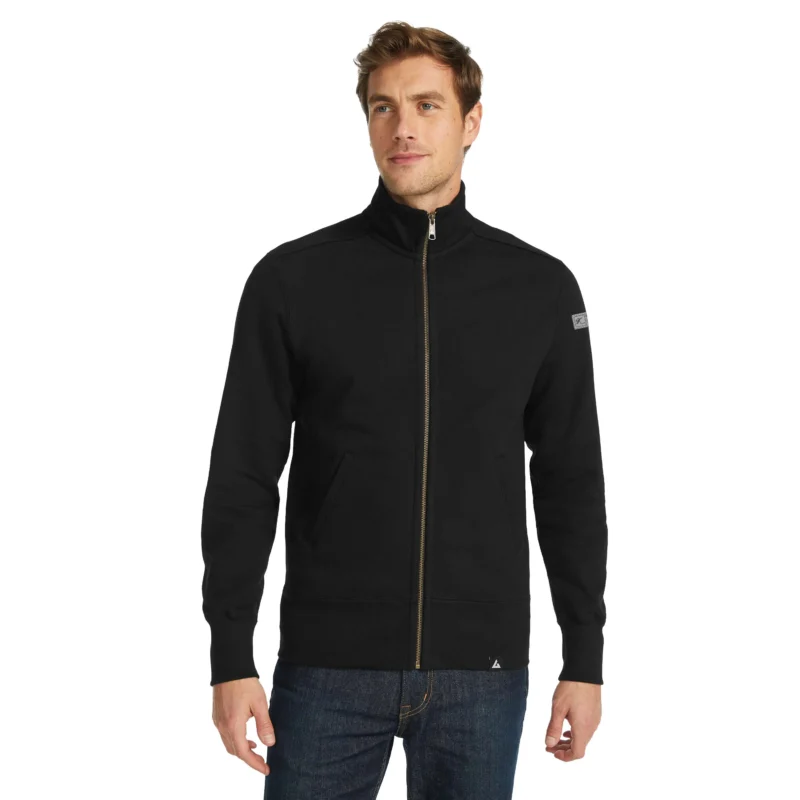 men's american giant moto full zip
