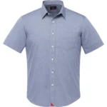 men's untuckit petrus wrinkle free short sleeve button up shirt