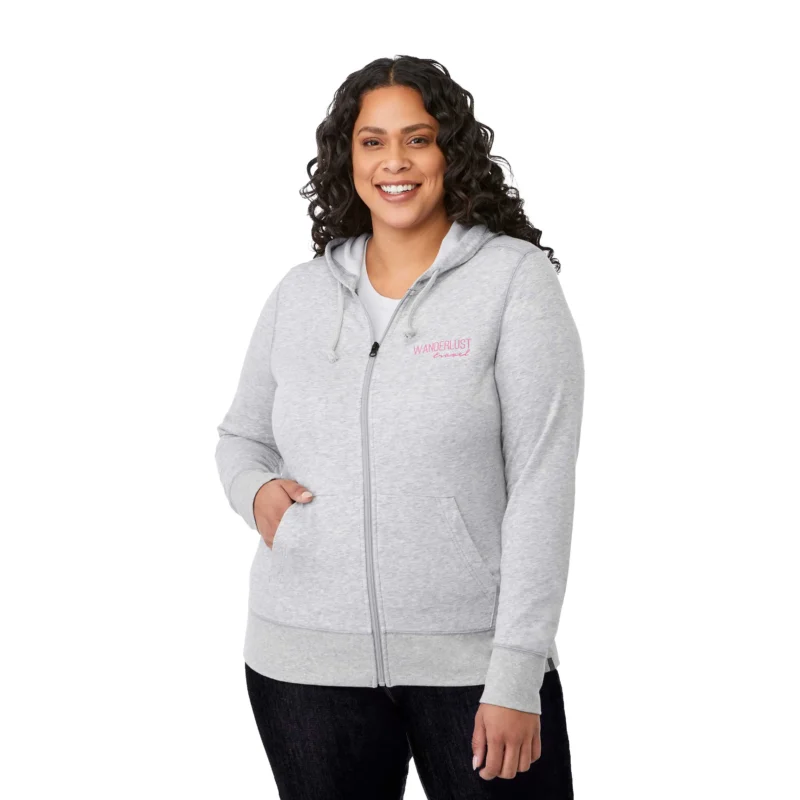 women's argus eco fleece full zip hoody