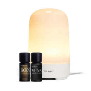 vitruvi glow diffuser and essential oils bundle set