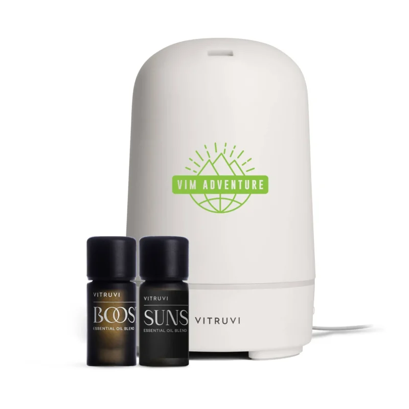 vitruvi glow diffuser and essential oils bundle set