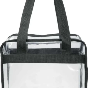 game day clear zippered safety tote