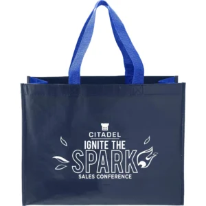 rpet laminated matte shopper tote