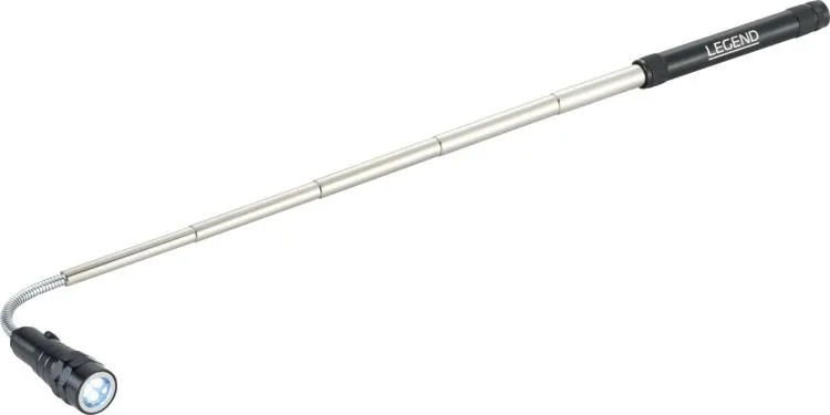 flare telescopic led magnetic flashlight